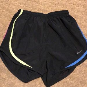 Nike black running shorts